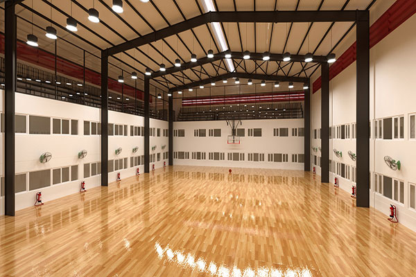 Gymnasium Interior - Best Institutional Interior Designing Services in Chennai